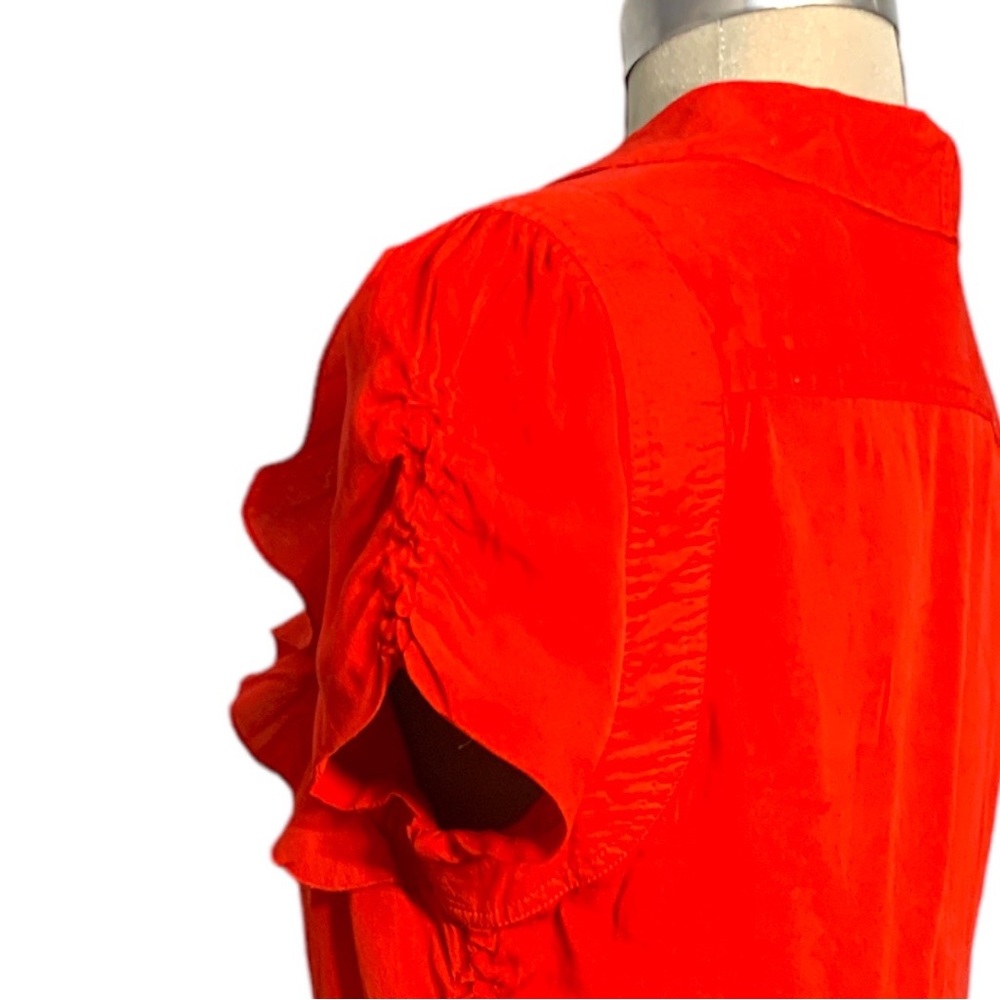 bebe Silk Ruffles top - Picture 6 of 15